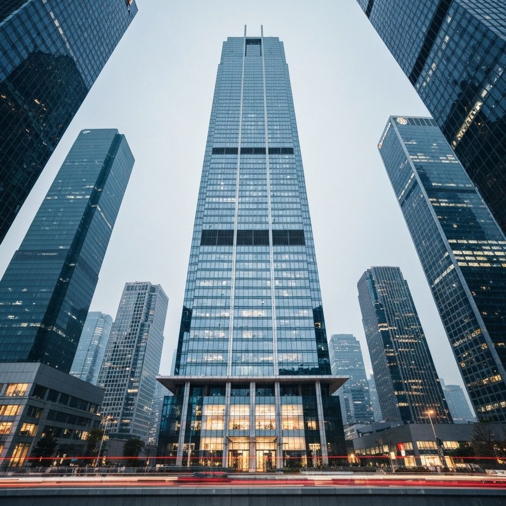 Commercial real estate skyline